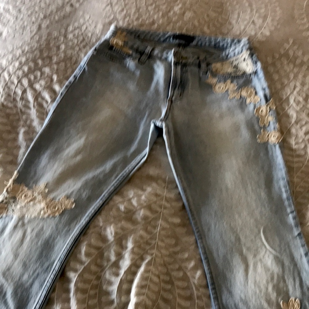 Ladies washed Bootcut Jeans